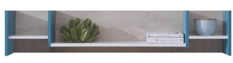 PÓŁKA WISZĄCA MEBLE MŁODZIEŻOWE PLANET System PL13 Meblar -Biały Lux /Dąb /Morski PŁYTA LAMINOWANA OBRZEŻA ABS NAD BIURKO KOMODĘ PÓŁKA WISZĄCA MEBLE MŁODZIEŻOWE PLANET System PL13 Meblar -Biały Lux /Dąb /Morski PŁYTA LAMINOWANA OBRZEŻA ABS NAD BIURKO KOMODĘ