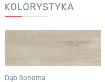SZAFA DWUDRZWIOWA Z LUSTREM I SZUFLADAMI OPTIMO OP3 - Dąb Sonoma Meblar PŁYTA LAMINOWANA SZAFA DWUDRZWIOWA Z LUSTREM I SZUFLADAMI OPTIMO OP3 - Dąb Sonoma Meblar PŁYTA LAMINOWANA