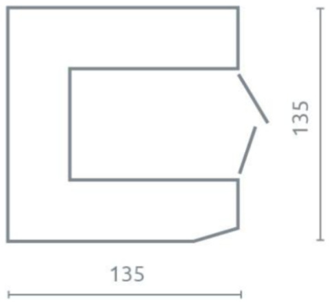 Meblar Szafa narożna Garderoba TABLO System TA1 Meble młodzieżowe - Grafit / Bialy Lux / Atlantic płyta laminowana obrzeża ABS Meblar Szafa narożna Garderoba TABLO System TA1 Meble młodzieżowe - Grafit / Bialy Lux / Atlantic płyta laminowana obrzeża ABS