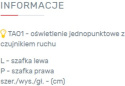 Meblar Szafa narożna Garderoba TABLO System TA1 Meble młodzieżowe - Grafit / Bialy Lux / Atlantic płyta laminowana obrzeża ABS