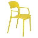 Intesi Krzesło z podłokietnikami Flexi oliwkowe