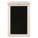 Intesi Stolik składany naścienny Ezio biały MDF laminowany metal pozłożeniu czarny bok pełni funkcję tablicy Intesi Stolik składany naścienny Ezio biały MDF laminowany metal pozłożeniu czarny bok pełni funkcję tablicy