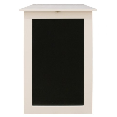Intesi Stolik składany naścienny Ezio biały MDF laminowany metal pozłożeniu czarny bok pełni funkcję tablicy Intesi Stolik składany naścienny Ezio biały MDF laminowany metal pozłożeniu czarny bok pełni funkcję tablicy