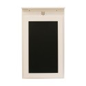 Intesi Stolik składany naścienny Ezio biały MDF laminowany metal pozłożeniu czarny bok pełni funkcję tablicy Intesi Stolik składany naścienny Ezio biały MDF laminowany metal pozłożeniu czarny bok pełni funkcję tablicy