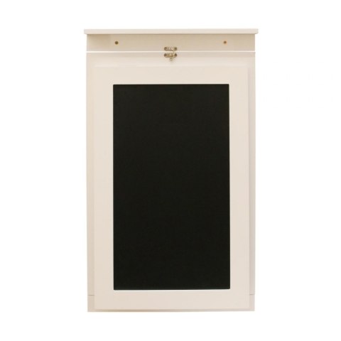 Intesi Stolik składany naścienny Ezio biały MDF laminowany metal pozłożeniu czarny bok pełni funkcję tablicy Intesi Stolik składany naścienny Ezio biały MDF laminowany metal pozłożeniu czarny bok pełni funkcję tablicy