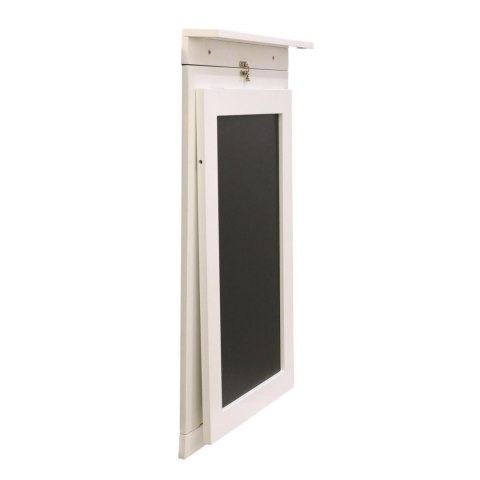 Intesi Stolik składany naścienny Ezio biały MDF laminowany metal pozłożeniu czarny bok pełni funkcję tablicy Intesi Stolik składany naścienny Ezio biały MDF laminowany metal pozłożeniu czarny bok pełni funkcję tablicy