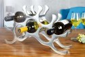 Invicta Interior INVICTA stojak na wino REEF - aluminium Invicta Interior INVICTA stojak na wino REEF - aluminium