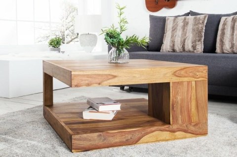 Invicta Interior INVICTA stolik GIANT L 80 cm sheesham - lite drewno palisander Invicta Interior INVICTA stolik GIANT L 80 cm sheesham - lite drewno palisander