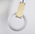 King Home Lampa wisząca sufitowa HOPP 30 antyczny mosiądz ze świetlówką King Home Lampa wisząca sufitowa HOPP 30 antyczny mosiądz ze świetlówką