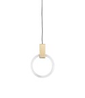 King Home Lampa wisząca sufitowa HOPP DISC 3 antyczny mosiądz ze świetlówkami King Home Lampa wisząca sufitowa HOPP DISC 3 antyczny mosiądz ze świetlówkami