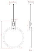 King Home Lampa wisząca sufitowa HOPP DISC 3 antyczny mosiądz ze świetlówkami King Home Lampa wisząca sufitowa HOPP DISC 3 antyczny mosiądz ze świetlówkami