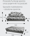 Markos Kanapa / Wersalka / Sofa ATOS DL