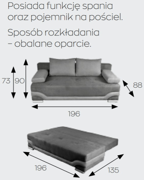 Markos Kanapa / Wersalka / Sofa FENIKS DL Markos Kanapa / Wersalka / Sofa FENIKS DL