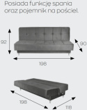 Markos Kanapa / Wersalka / Sofa NEPTUN Markos Kanapa / Wersalka / Sofa NEPTUN