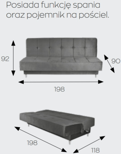 Markos Kanapa / Wersalka / Sofa NEPTUN Markos Kanapa / Wersalka / Sofa NEPTUN