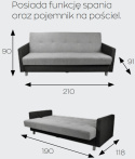 Markos Kanapa / Wersalka / Sofa OLEK Markos Kanapa / Wersalka / Sofa OLEK