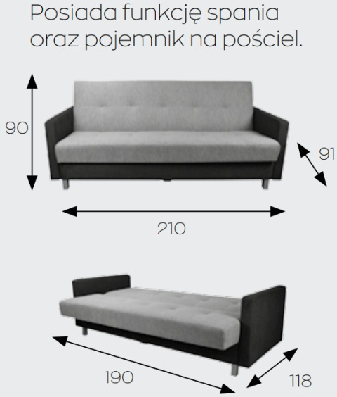 Markos Kanapa / Wersalka / Sofa OLEK Markos Kanapa / Wersalka / Sofa OLEK