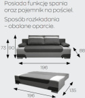 Markos Kanapa / Wersalka / Sofa RINO