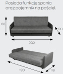 Markos Kanapa / Wersalka / Sofa TOLA