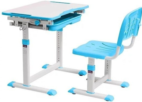 Fun Desk zestaw Sorpresa Blue biurko+krzesło regulowane Biały/Niebieski Dziecko Fun Desk zestaw Sorpresa Blue biurko+krzesło regulowane Biały/Niebieski Dziecko