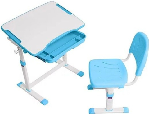 Fun Desk zestaw Sorpresa Blue biurko+krzesło regulowane Biały/Niebieski Dziecko Fun Desk zestaw Sorpresa Blue biurko+krzesło regulowane Biały/Niebieski Dziecko