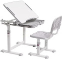 Fun Desk zestaw Sorpresa Grey biurko+krzesło regulowane Biały/Szary Dziecko Fun Desk zestaw Sorpresa Grey biurko+krzesło regulowane Biały/Szary Dziecko