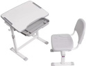 Fun Desk zestaw Sorpresa Grey biurko+krzesło regulowane Biały/Szary Dziecko Fun Desk zestaw Sorpresa Grey biurko+krzesło regulowane Biały/Szary Dziecko