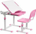 Fun Desk zestaw Sorpresa Pink biurko+krzesło regulowane dla dziewczynki Biały/Różowy Fun Desk zestaw Sorpresa Pink biurko+krzesło regulowane dla dziewczynki Biały/Różowy