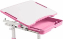 Fun Desk zestaw Sorpresa Pink biurko+krzesło regulowane dla dziewczynki Biały/Różowy