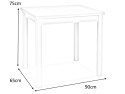 SIGNAL STÓŁ ADAM PROSTOKĄTNY BLAT PŁYTA LAMINOWANA DĄB SONOMA 90x65 PODSTAWA PŁYTA MDF DO KUCHNI SALONU JADALNI LOKALU SIGNAL STÓŁ ADAM PROSTOKĄTNY BLAT PŁYTA LAMINOWANA DĄB SONOMA 90x65 PODSTAWA PŁYTA MDF DO KUCHNI SALONU JADALNI LOKALU