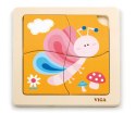Viga Viga 50136 Puzzle na podkładce - motylek Viga Viga 50136 Puzzle na podkładce - motylek