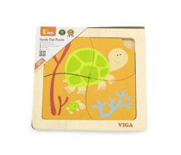 Viga Viga 50143 Puzzle na podkładce - żółwiki