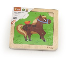 Viga Viga 51312 Puzzle na podkładce - Konik