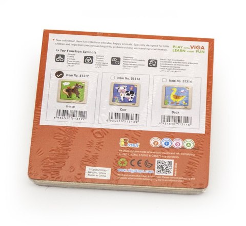 Viga Viga 51312 Puzzle na podkładce - Konik Viga Viga 51312 Puzzle na podkładce - Konik