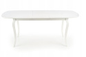 Halmar stół ALEXANDER rozkładany biały MDF lakier drewno lite 150-190x90 Halmar stół ALEXANDER rozkładany biały MDF lakier drewno lite 150-190x90