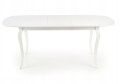 Halmar stół ALEXANDER rozkładany biały MDF lakier drewno lite 150-190x90 Halmar stół ALEXANDER rozkładany biały MDF lakier drewno lite 150-190x90