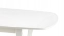 Halmar stół ALEXANDER rozkładany biały MDF lakier drewno lite 150-190x90