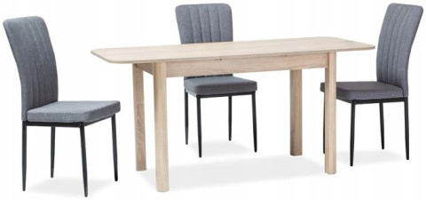 SIGNAL STÓŁ DIEGO I DĄB SONOMA BLAT LAMINOWANY 105X65 STELAŻ MDF SIGNAL STÓŁ DIEGO I DĄB SONOMA BLAT LAMINOWANY 105X65 STELAŻ MDF