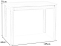 SIGNAL STÓŁ DIEGO I DĄB SONOMA BLAT LAMINOWANY 105X65 STELAŻ MDF SIGNAL STÓŁ DIEGO I DĄB SONOMA BLAT LAMINOWANY 105X65 STELAŻ MDF