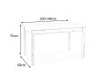 SIGNAL STÓŁ HORACY DĄB WOTAN LAMINAT 100(140)x60 SIGNAL STÓŁ HORACY DĄB WOTAN LAMINAT 100(140)x60