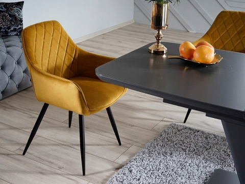SIGNAL STÓŁ MONTBLANC SZARY MAT MDF+szkło hartowane 160(200)X90 SIGNAL STÓŁ MONTBLANC SZARY MAT MDF+szkło hartowane 160(200)X90