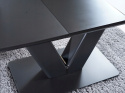 SIGNAL STÓŁ MONTBLANC SZARY MAT MDF+szkło hartowane 160(200)X90 SIGNAL STÓŁ MONTBLANC SZARY MAT MDF+szkło hartowane 160(200)X90