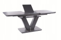 SIGNAL STÓŁ MONTBLANC SZARY MAT MDF+szkło hartowane 160(200)X90 SIGNAL STÓŁ MONTBLANC SZARY MAT MDF+szkło hartowane 160(200)X90