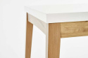 Halmar TRUMP stół blat - biały, nogi - dąb craft 80x80 Halmar TRUMP stół blat - biały, nogi - dąb craft 80x80