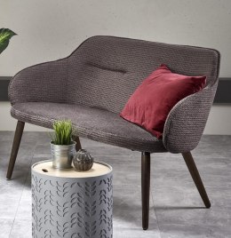 Halmar VERANO XL sofa tapicerka - c. popiel, nóżki - orzech