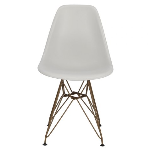 D2.DESIGN Krzesło P016 PP Gold light grey D2.DESIGN Krzesło P016 PP Gold light grey