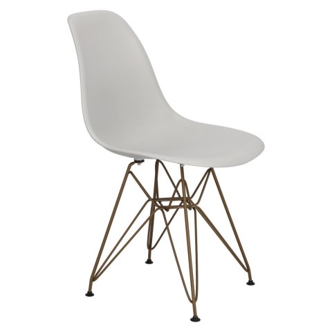 D2.DESIGN Krzesło P016 PP Gold light grey D2.DESIGN Krzesło P016 PP Gold light grey