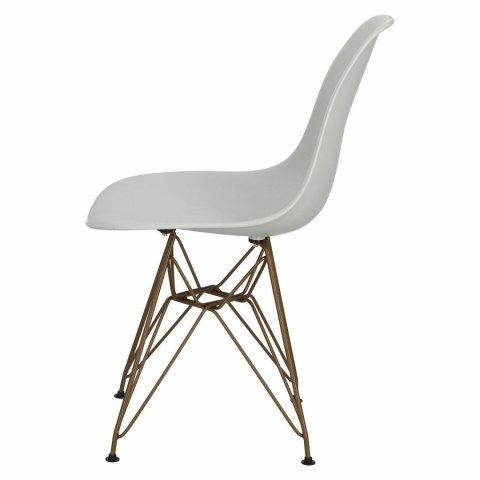 D2.DESIGN Krzesło P016 PP Gold light grey D2.DESIGN Krzesło P016 PP Gold light grey