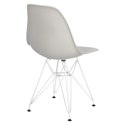 D2.DESIGN Krzesło P016 PP White light grey D2.DESIGN Krzesło P016 PP White light grey
