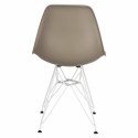 D2.DESIGN Krzesło P016 PP White mild grey D2.DESIGN Krzesło P016 PP White mild grey
